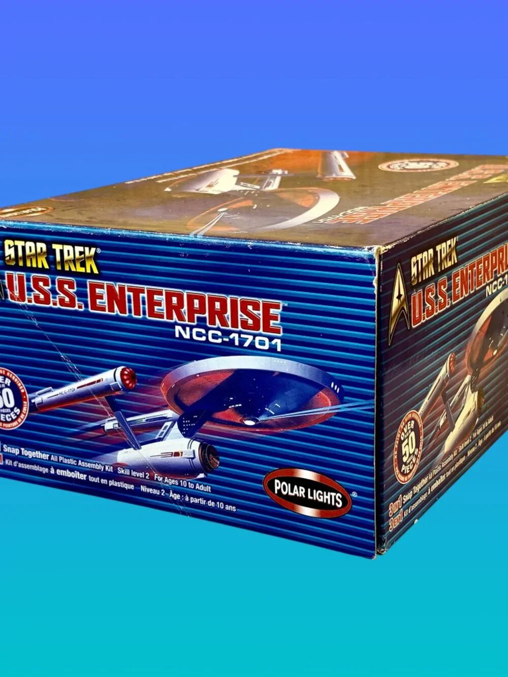 Star Trek USS Enterprise NCC-1701 3-in-1 SNAP Together Model Kit Polar Lights